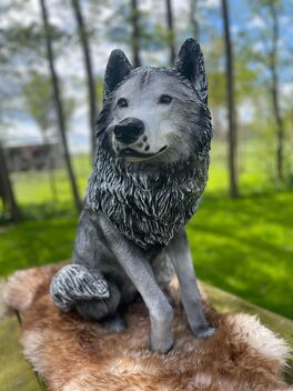 Tuinbeeld Grote Wolf 