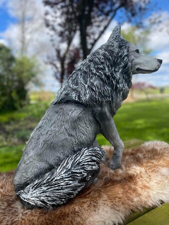 Tuinbeeld Grote Wolf 