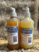 Zalmolie met schapenvet